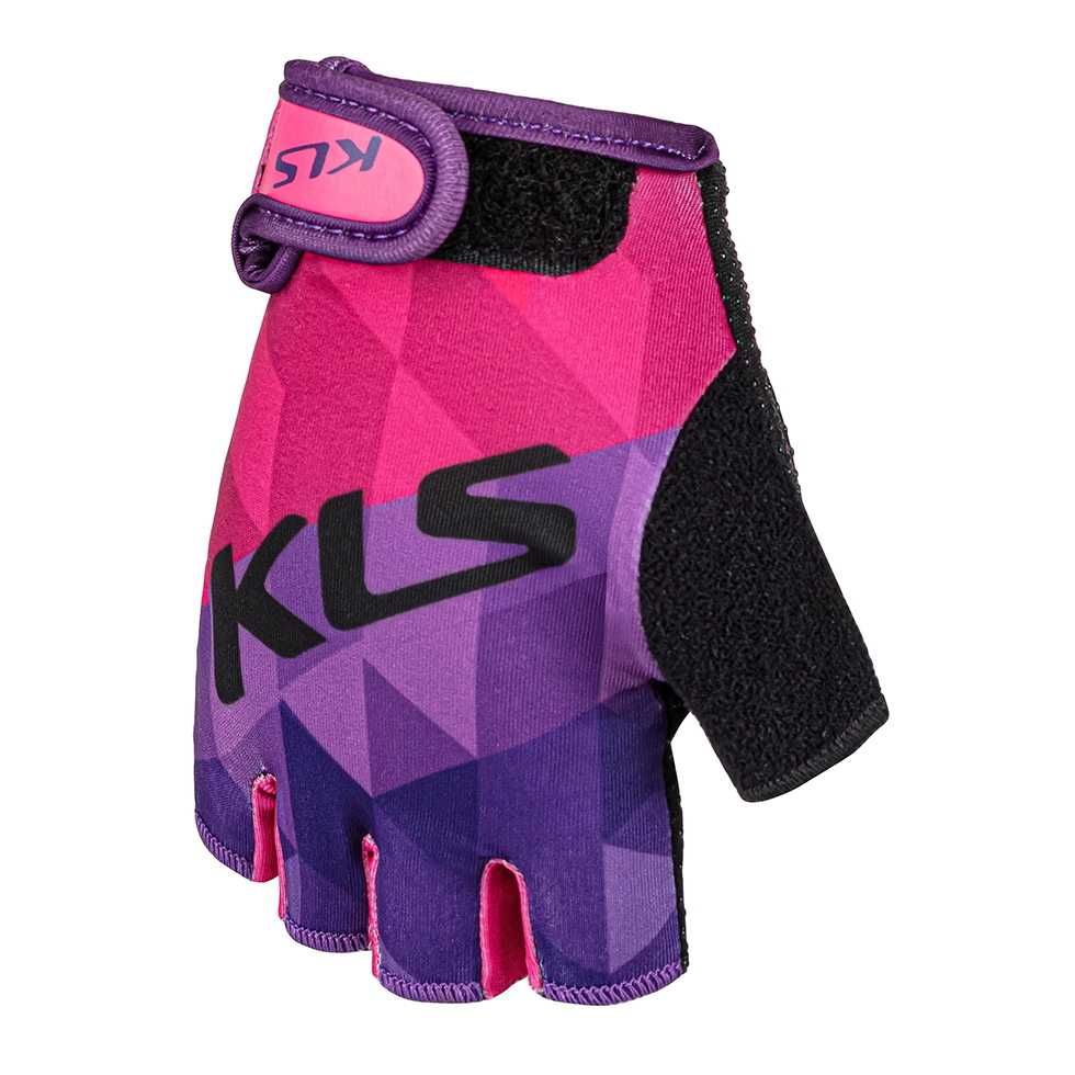 Dětské cyklo rukavice Kellys Yogi Short  fialová  M