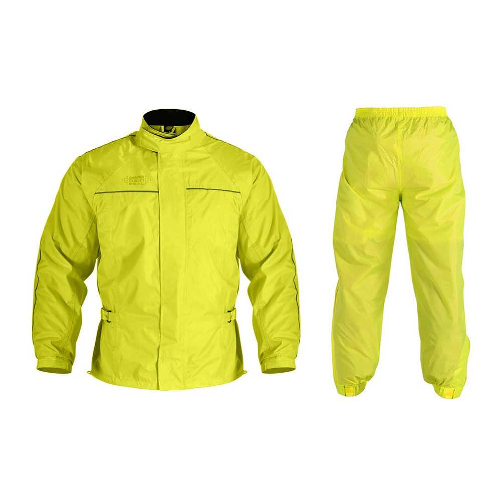 Dvoudílná moto pláštěnka Oxford Rain Seal  Žlutá fluo  M