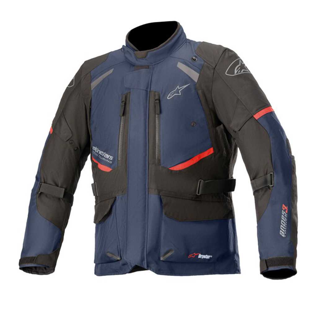 Moto bunda Alpinestars Andes Drystar tmavě modrá/černá/červená 20