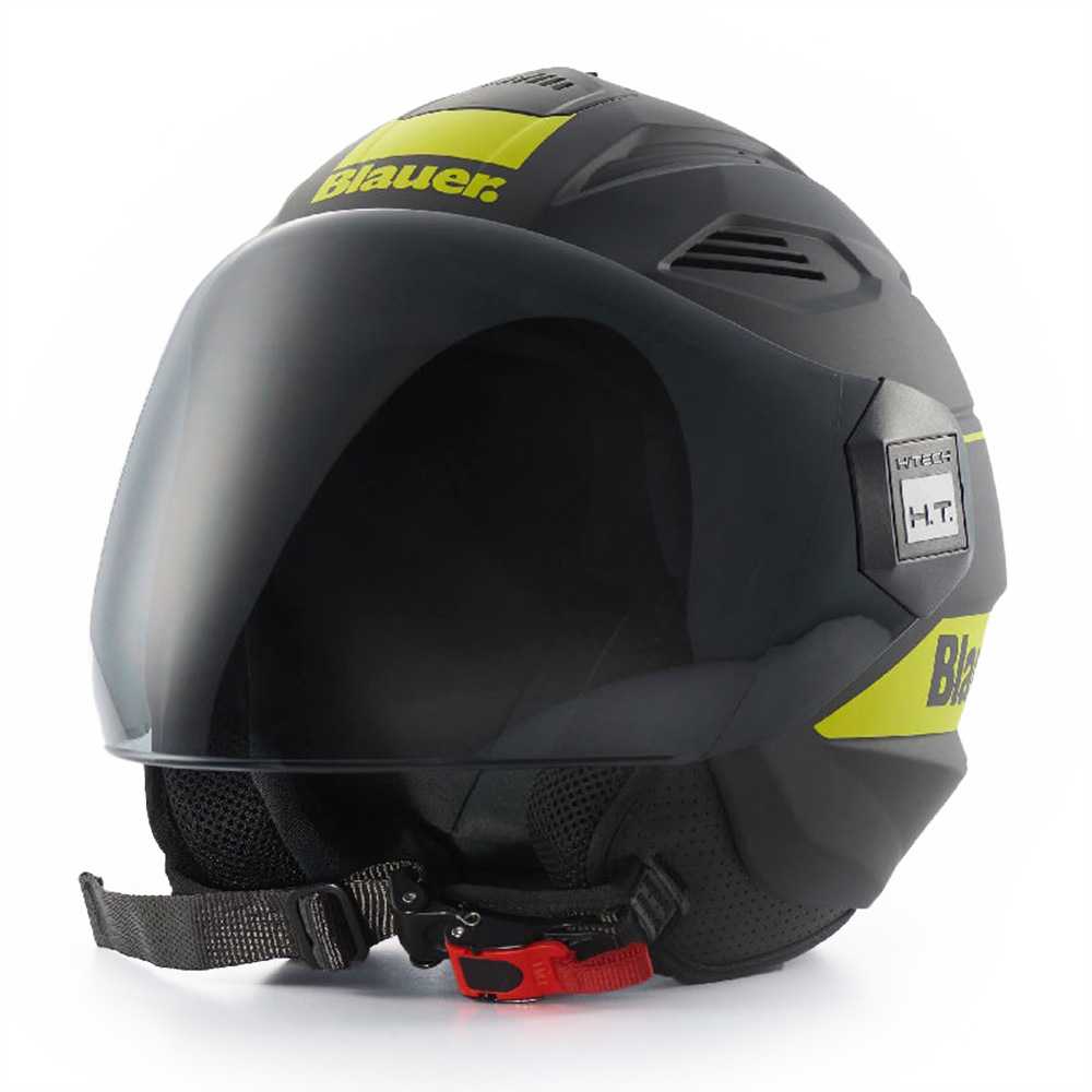 Moto přilba Blauer Brat Black/Fluo Yellow  černá/žlutá fluo