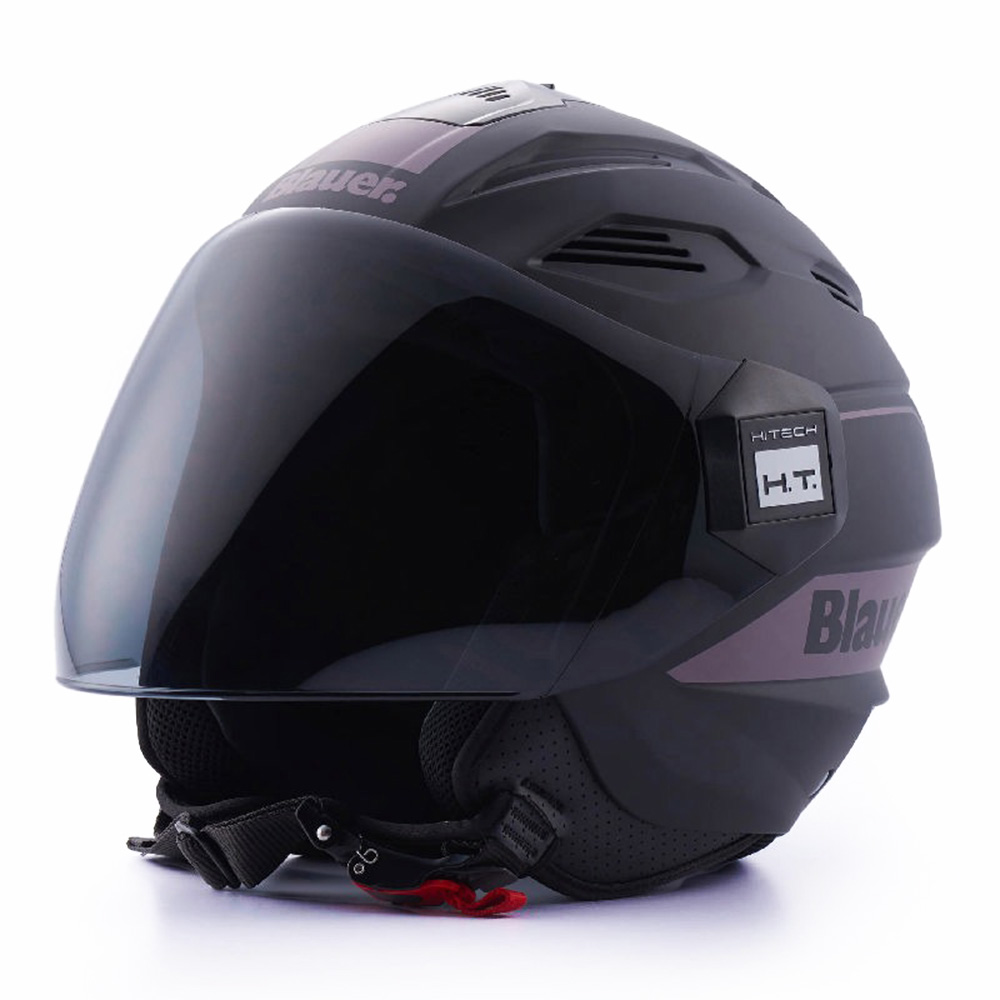 Moto přilba Blauer Brat Black/Grey  černá/šedá  S (55-56)