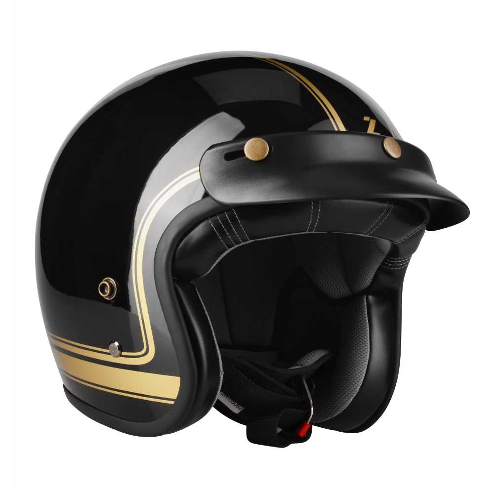 Moto přilba Lazer Conga Cosmo  Black Gold Glossy  M (57-58)