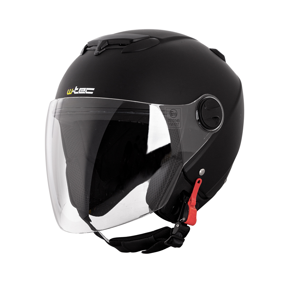 Moto přilba W-TEC YM-617  Pure Matt Black  L (59-60)