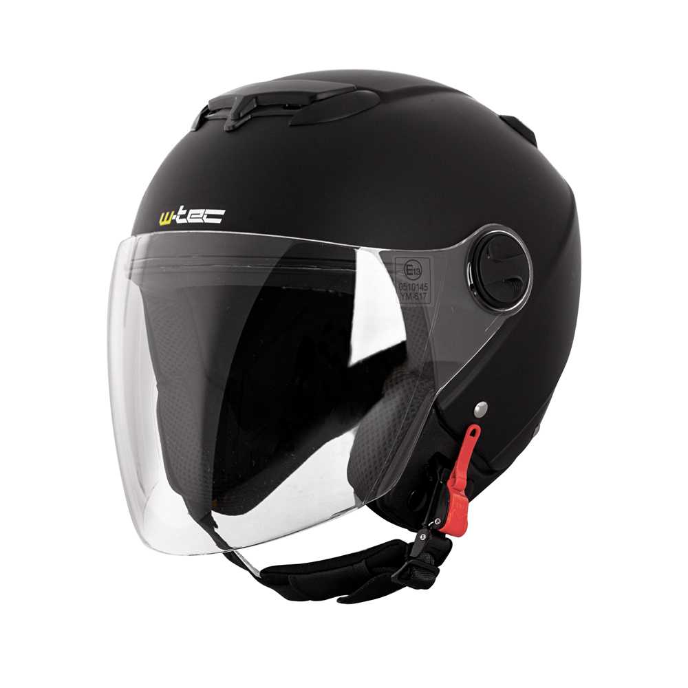 Moto přilba W-TEC YM-617  Pure Matt Black  XL (61-62)