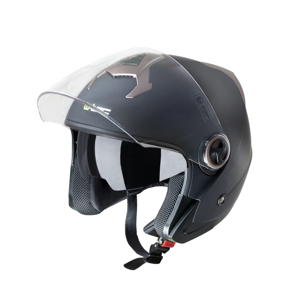 Moto přilba W-TEC YM-623  Matt Black-Bronze  L (59-60)