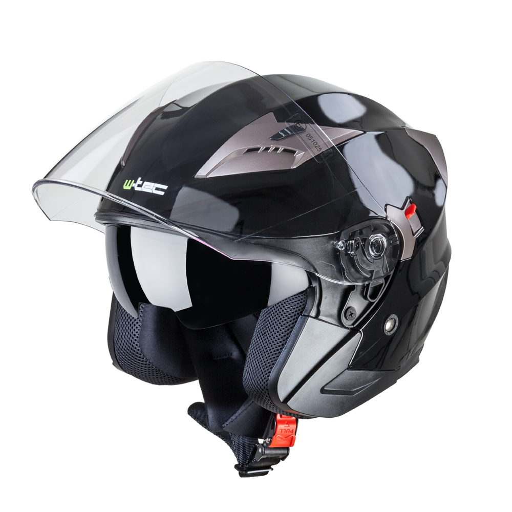 Moto přilba W-TEC YM-627  Black-Bronze  M (57-58)