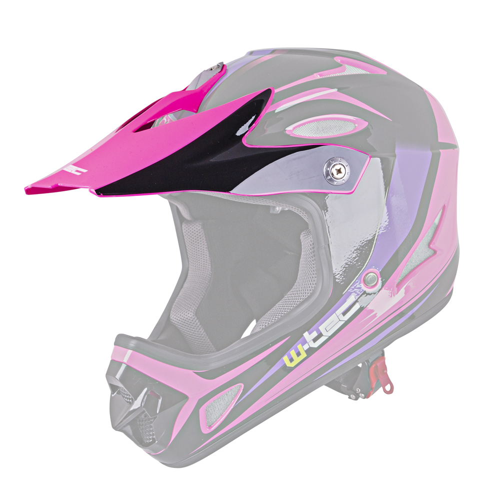 Náhradní kšilt pro přilbu W-TEC FS-605  Extinction Pink