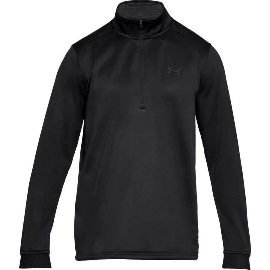 Pánská mikina Under Armour Armour Fleece 1/2 Zip  Black/Black  M