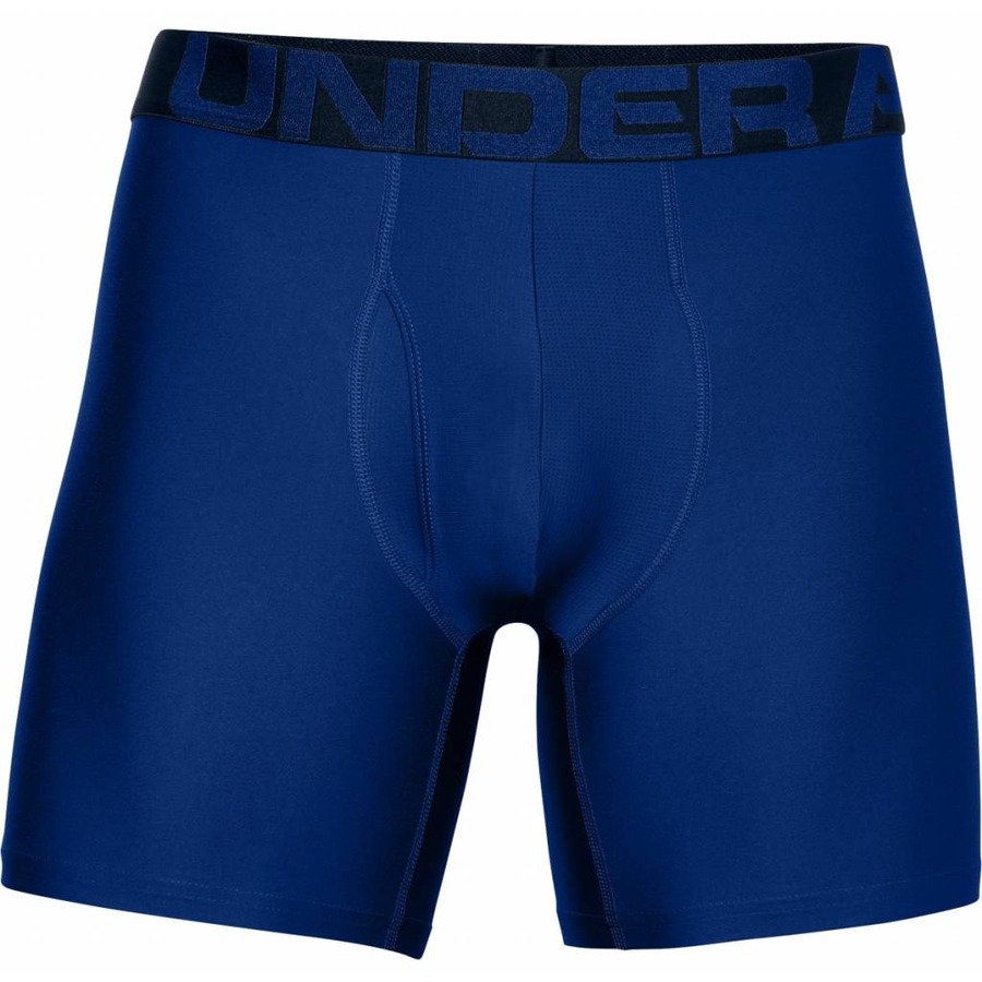 Pánské boxerky Under Armour UA Tech 6in 2ks  Royal  S