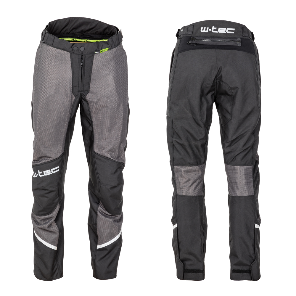 Pánské letní moto kalhoty W-TEC Alquizar  Black-Grey  4XL