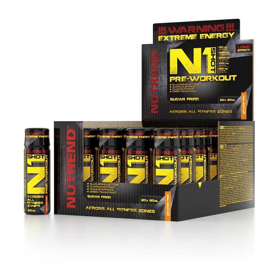 Stimulant Nutrend N1 Shot 20x60 ml  orange fire