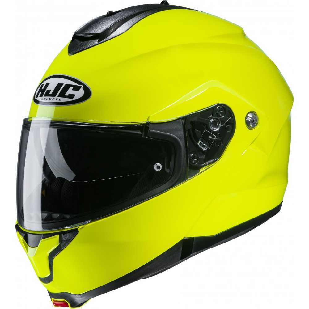 Výklopná moto přilba HJC C91 Fluo Green  M (57-58)