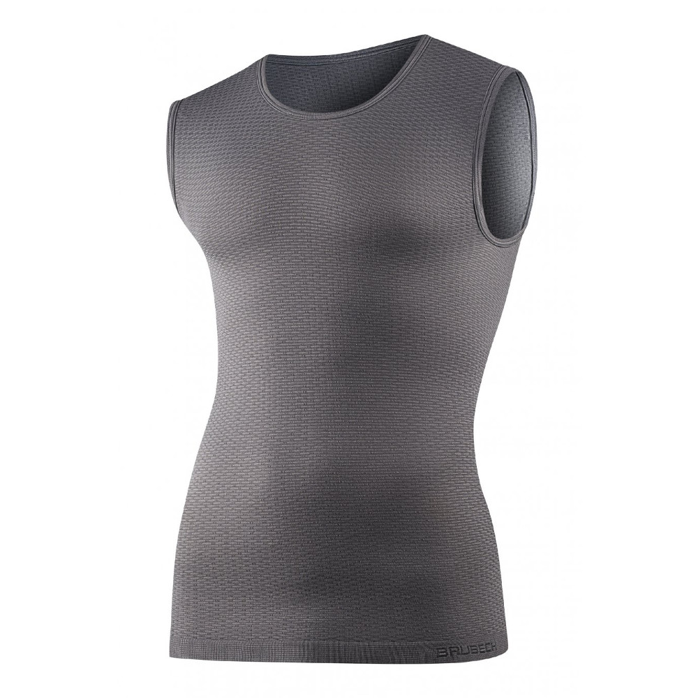 Unisex tílko Brubeck Multifunctional Base Layer 3D  Graphite  L