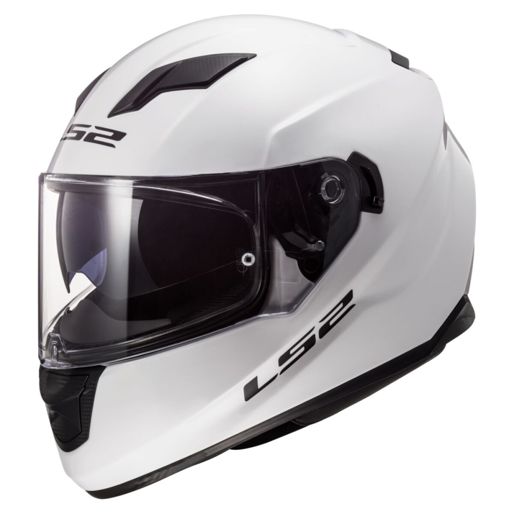 Moto přilba LS2 FF320 Stream Evo Gloss White  White  M (57-58)