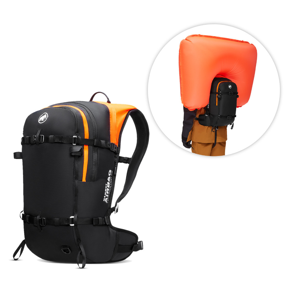 Lavinový batoh Mammut Free 28 Removable Airbag 3.0 28l  Black