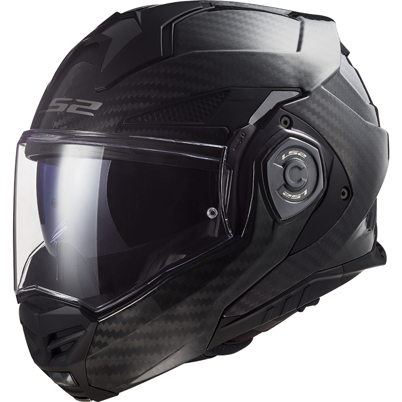 Výklopná moto přilba LS2 FF901 Advant X Solid Carbon P/J  M (57-58)