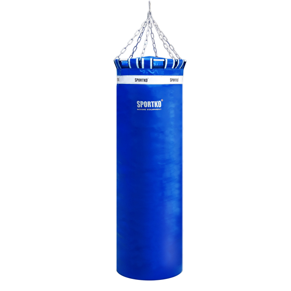 Boxovací pytel SportKO MP02 45x150 cm  modrá