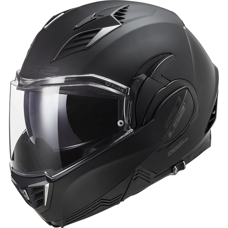 Výklopná moto přilba LS2 FF900 Valiant II Noir P/J  Matt Black  XL (61-62)