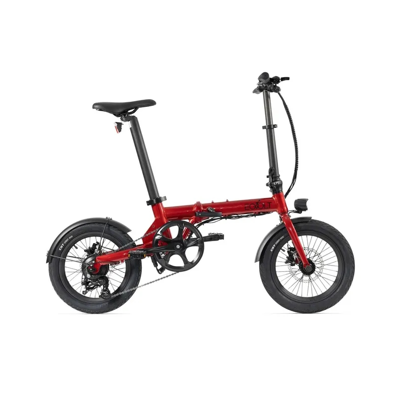 Skládací elektrokolo EOVOLT City 4-Speed 16"  červená