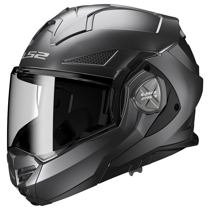 Výklopná moto přilba LS2 FF901 Advant X Solid Matt Titanium P/J  XS (53-54)