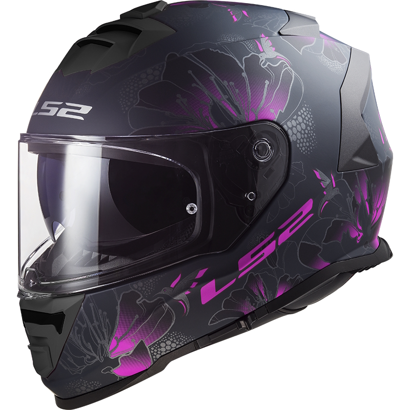 Integrální helma LS2 FF800 Storm II Burst Matt Black Pink  L (59-60)