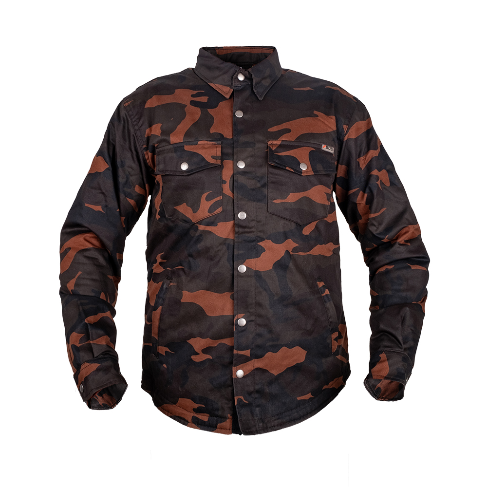 Moto košile BOS Lumberjack  Dark Camo  3XL