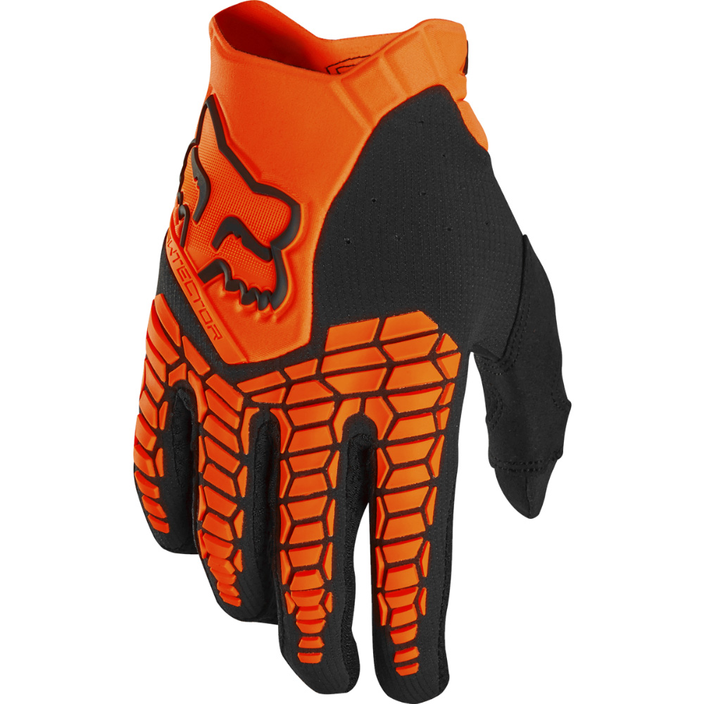 Motokrosové a cyklo rukavice FOX Pawtector Fluo Orange MX22