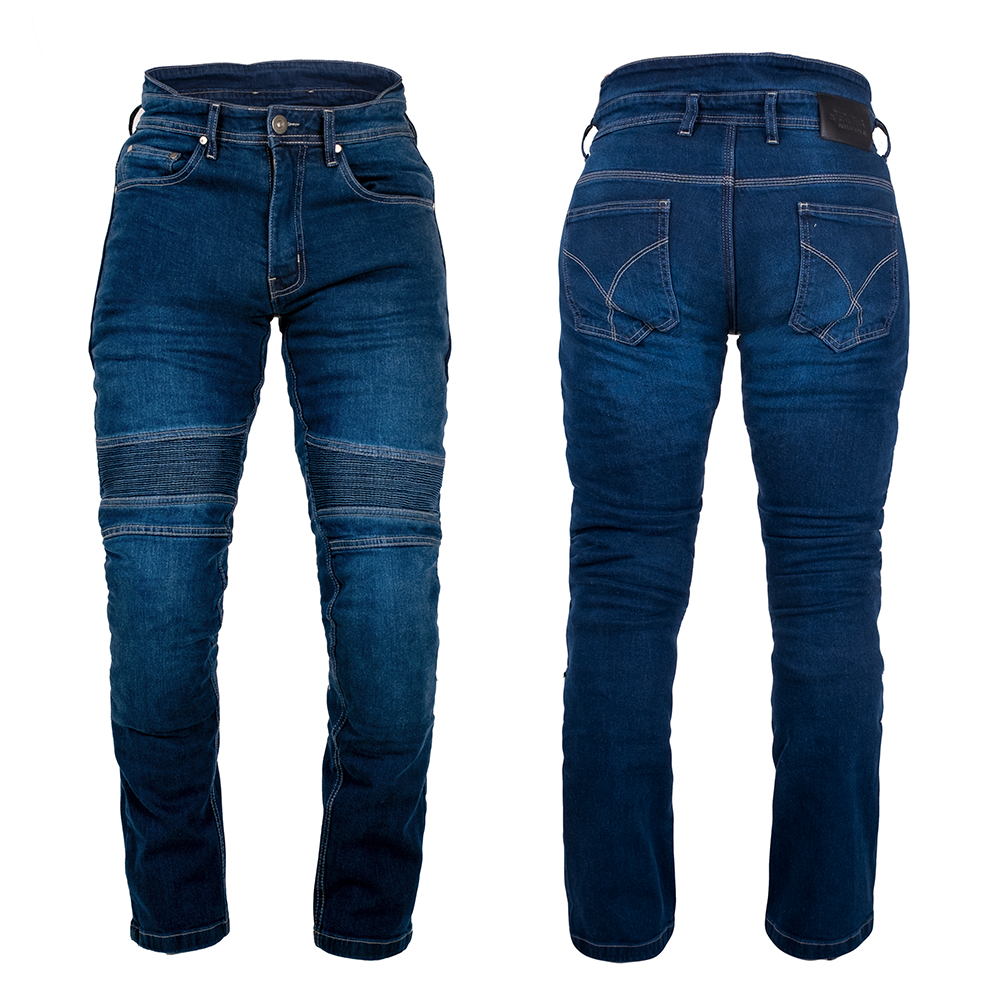 Pánské moto jeansy BOS Micas  34  Blue