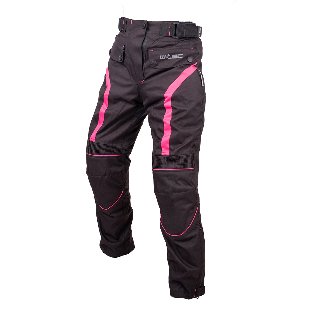 Dámské moto kalhoty W-TEC Durmanes Lady  černo-růžová  XL