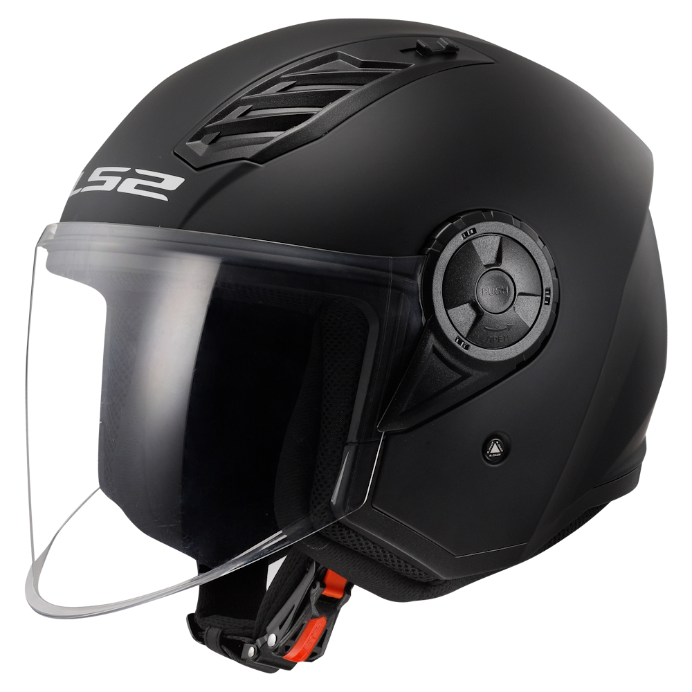 Moto přilba LS2 OF616 Airflow II Solid Matt Black  3XL (65-66)