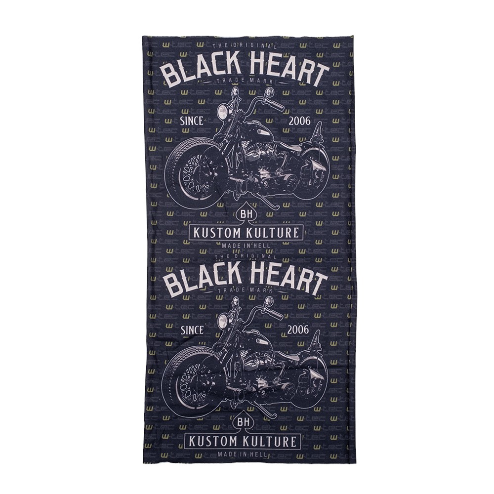 Multifunkční nákrčník W-TEC Black Heart Scarfest  Motorcycle