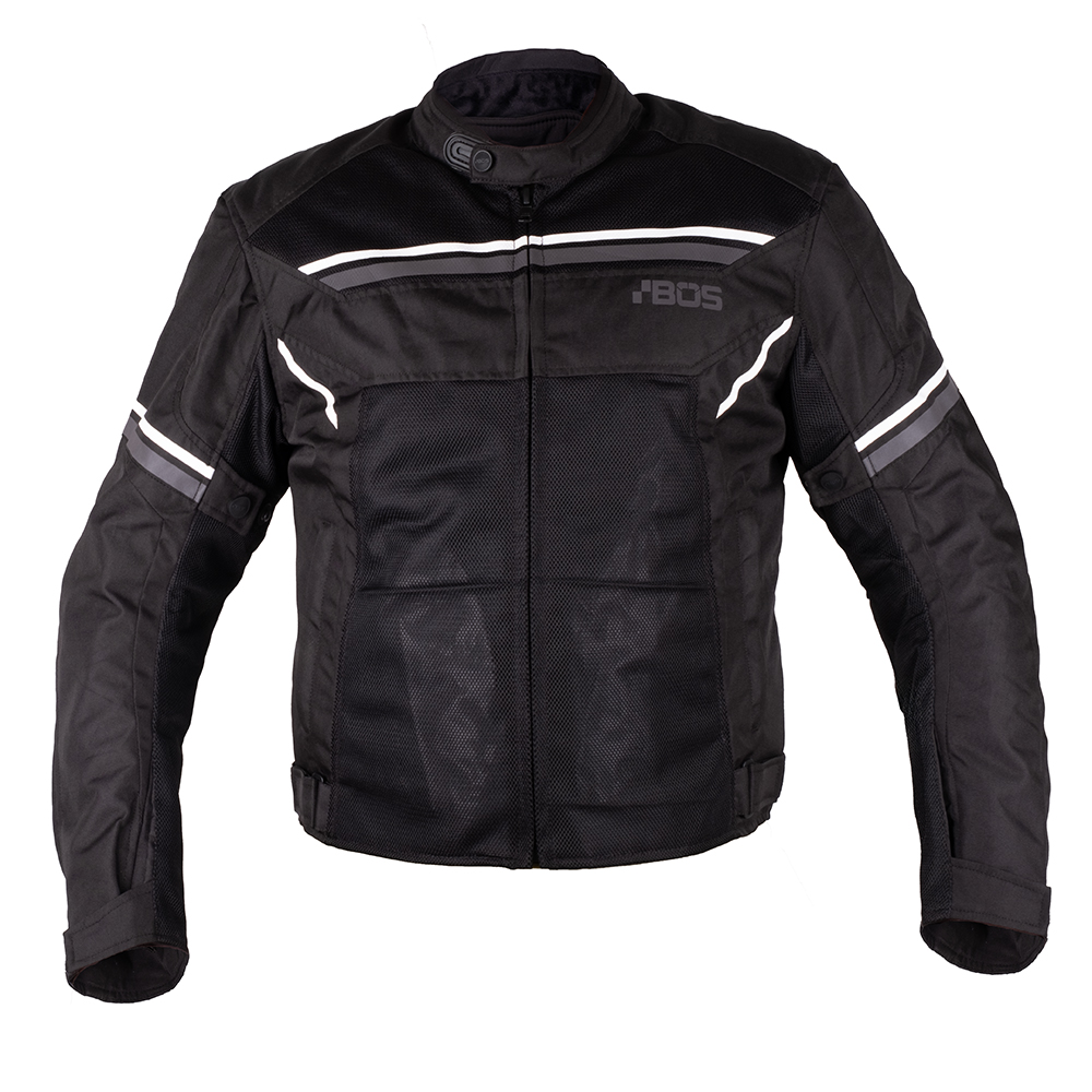 Pánská moto bunda BOS Laganas  Full Black  5XL