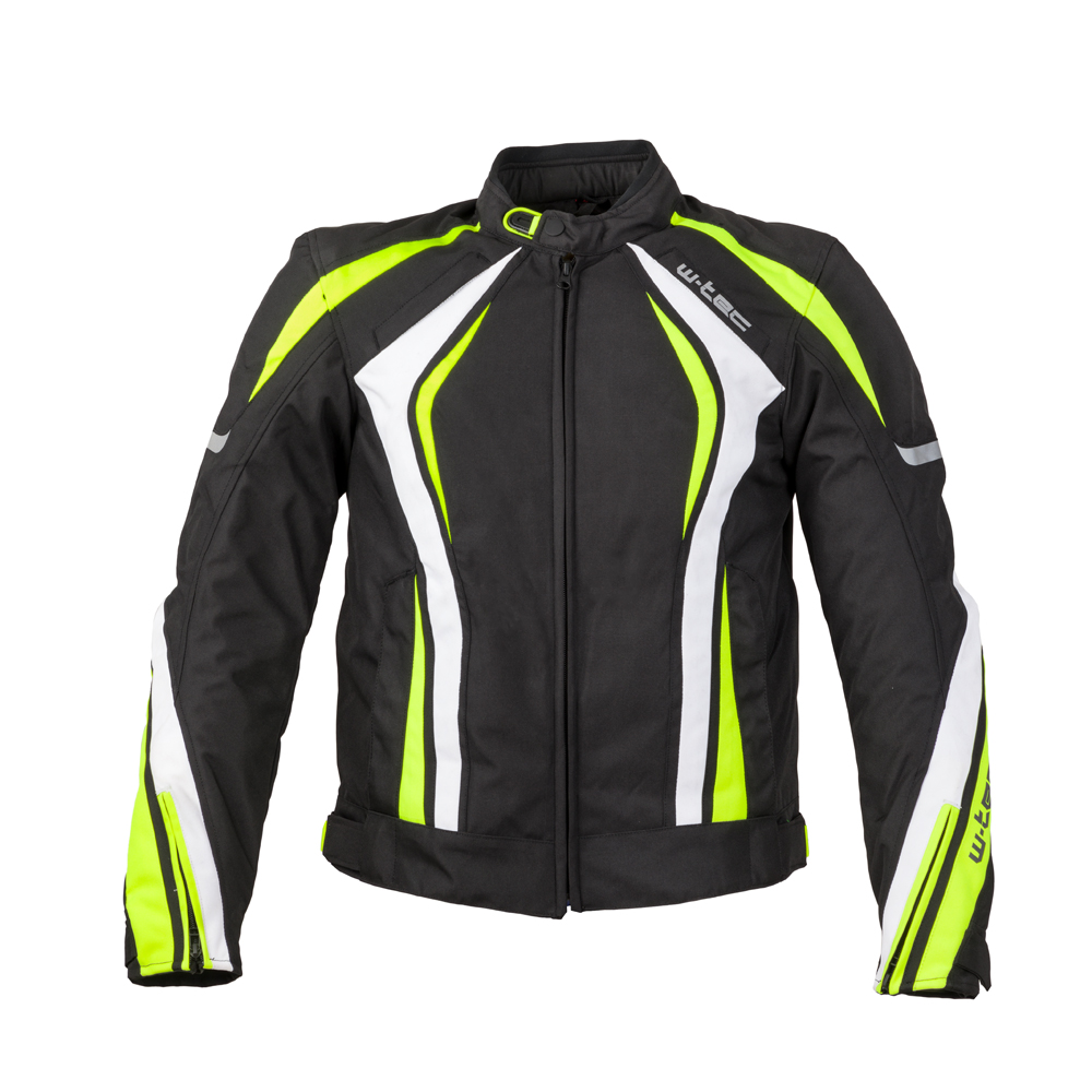 Pánská moto bunda W-TEC Chagalero  Black-Yellow-White  L