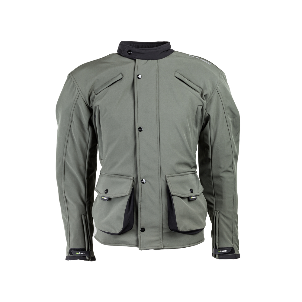 Pánská softshell moto bunda W-TEC Forresta  Urban Khaki  4XL