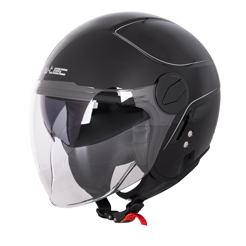 Přilba na skútr W-TEC Vernante  L (59-60)  Glossy Black