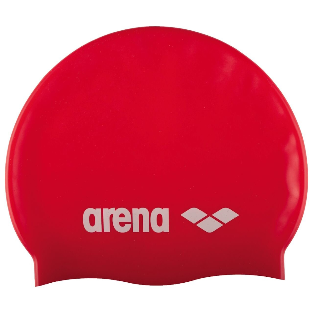 Plavecká čepice Arena Classic Silicone  červená