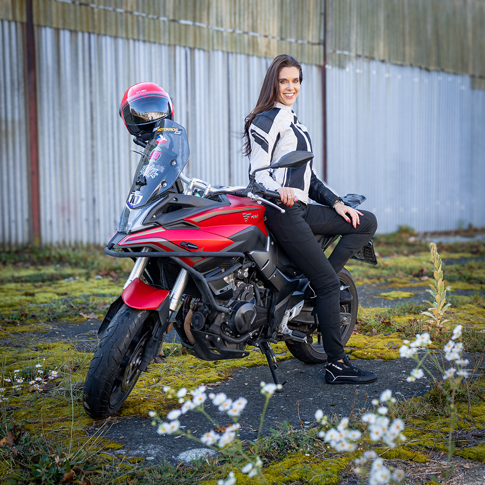 Dámské moto legíny W-TEC Wombutta  černá  4XL